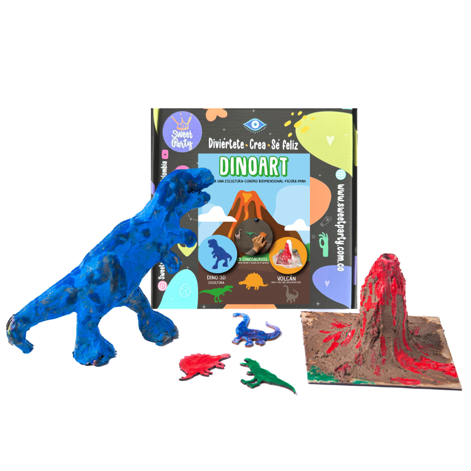 Kit DinoArt – arte + ciencia para niños