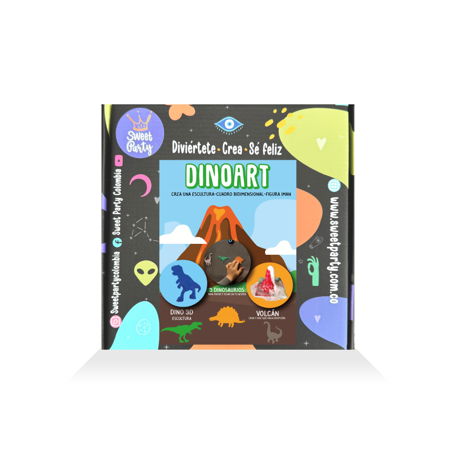 Kit DinoArt – arte + ciencia para niños