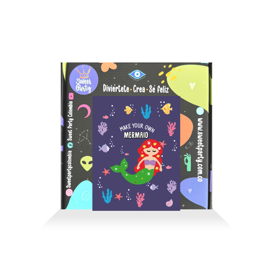 Kit Mermaid - Crea tu propio cojín brillante y mágico