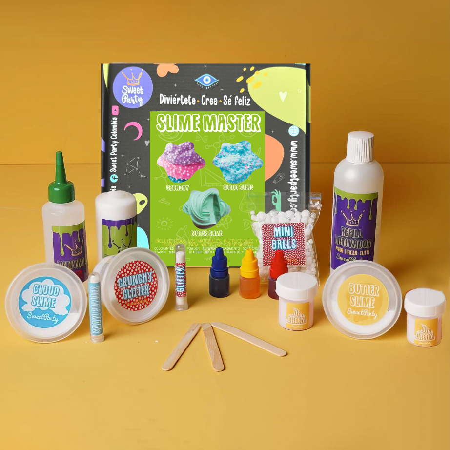 Kit Slime Master - Crea 3 tipos de Slime