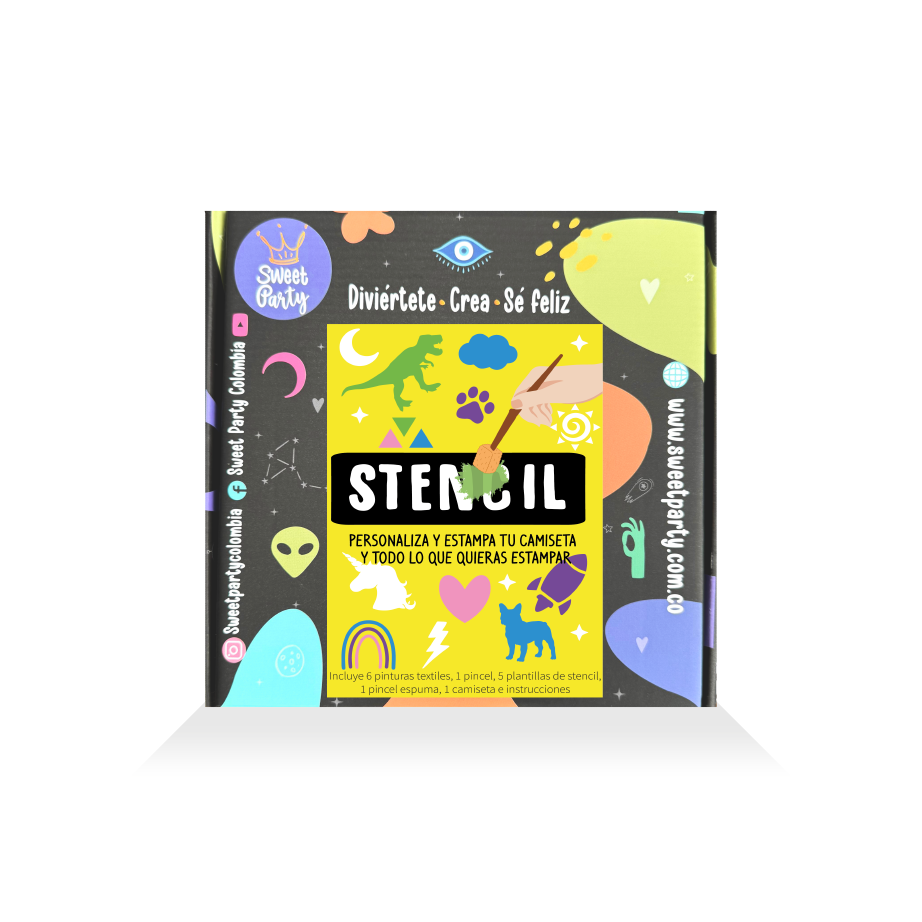 Kit Stencil – Decora tu propia camiseta