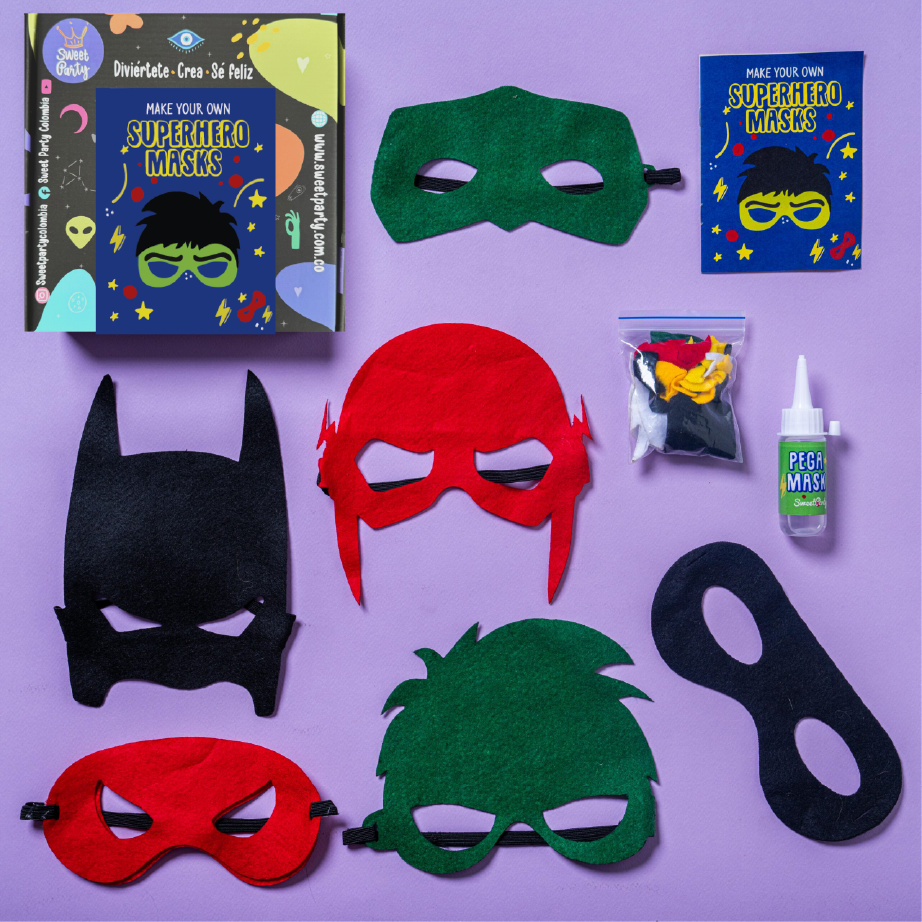 Kit Superhero Masks – Crea tus propias máscaras