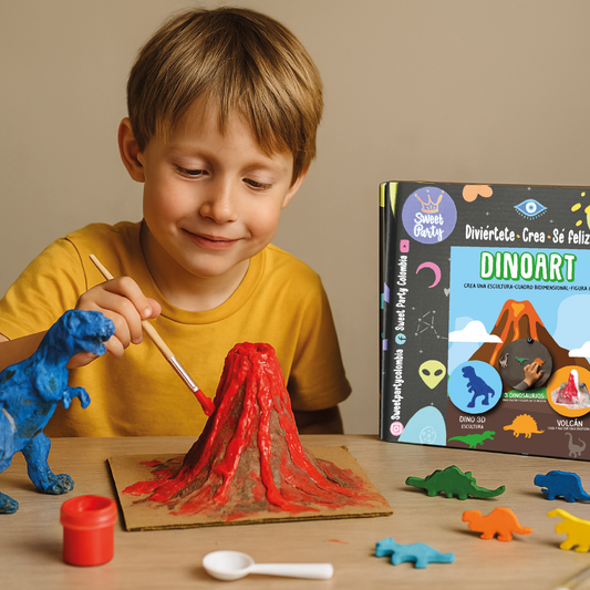 Kit DinoArt – arte + ciencia para niños
