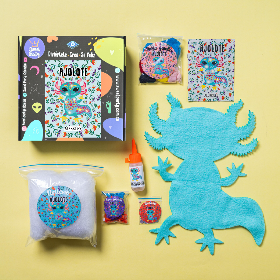 Kit Ajolote – Crea tu propio muñeco