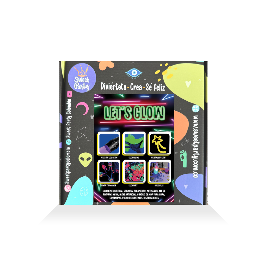 Kit Let´s Glow - Slime, Pinturas y Experimentos