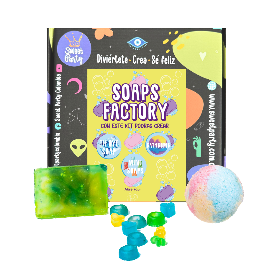 Kit Soaps Factory- Jabones y Bomba Efervescente