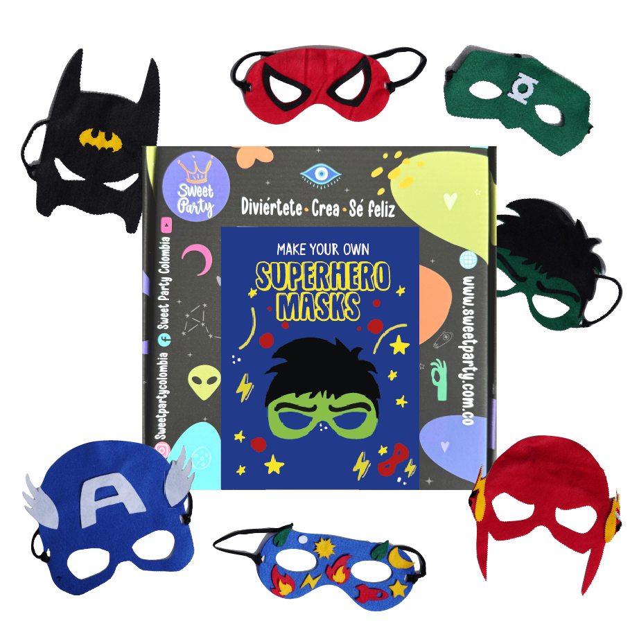 Kit Superhero Masks – Crea tus propias máscaras