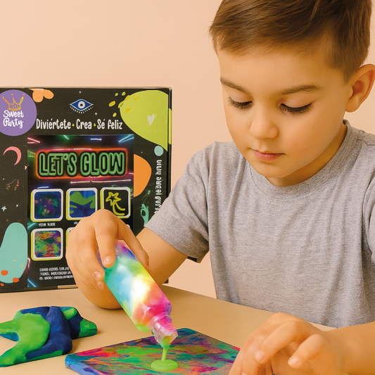 Kit Let´s Glow - Slime, Pinturas y Experimentos