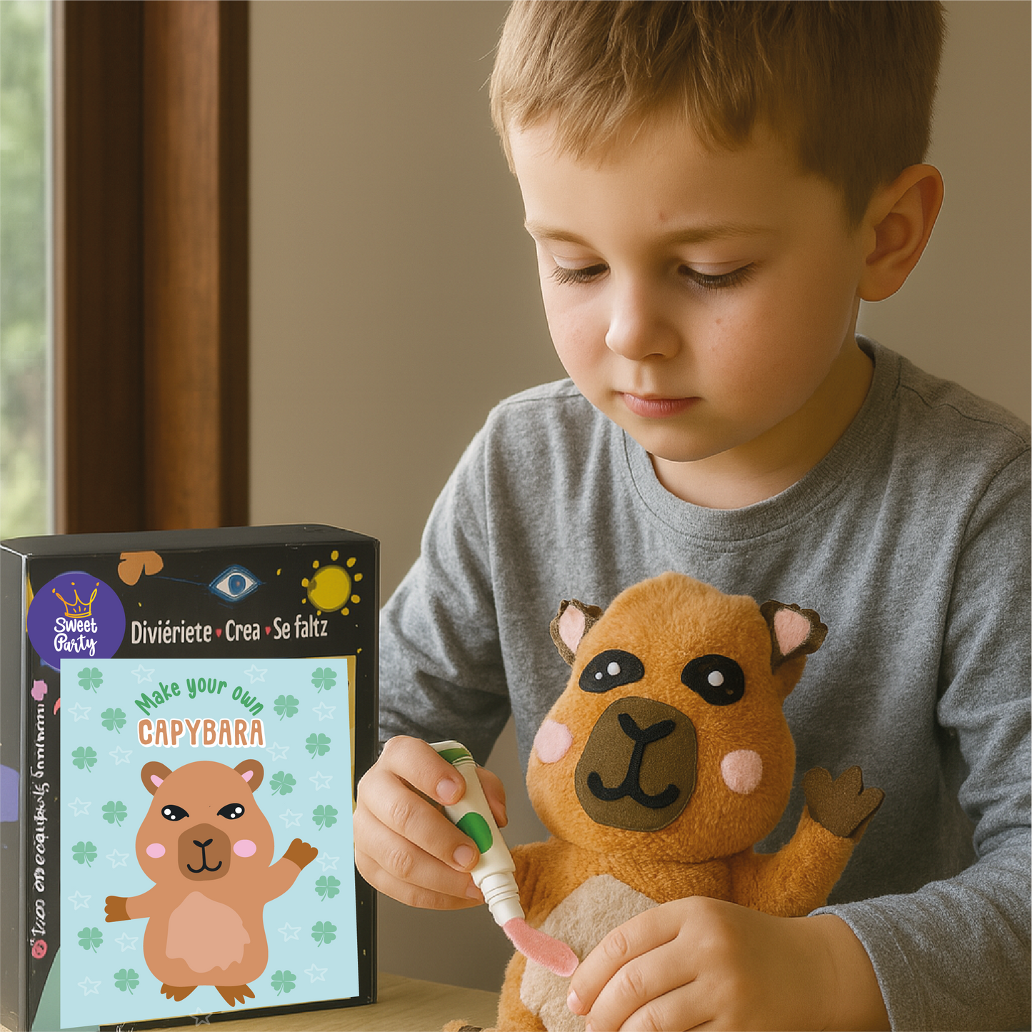 Kit Capybara – Un peluche único y divertido