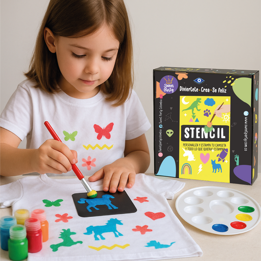 Kit Stencil – Decora tu propia camiseta